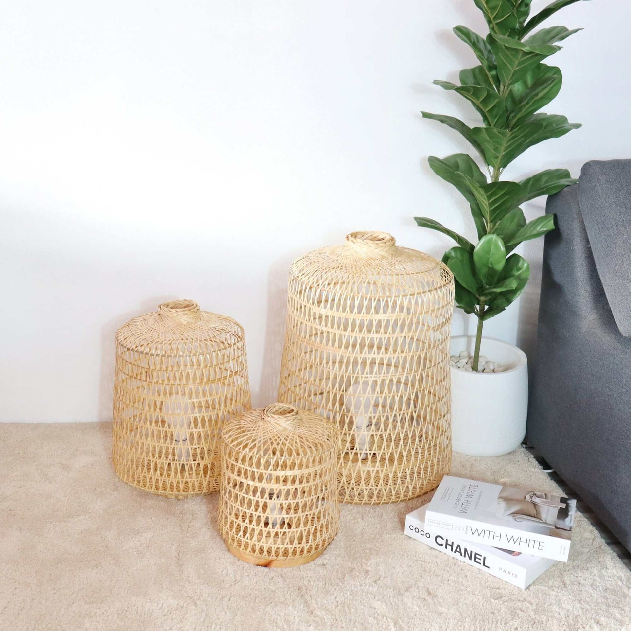 NIT CHA MON - Boho Floor Lamp (3 Sizes)