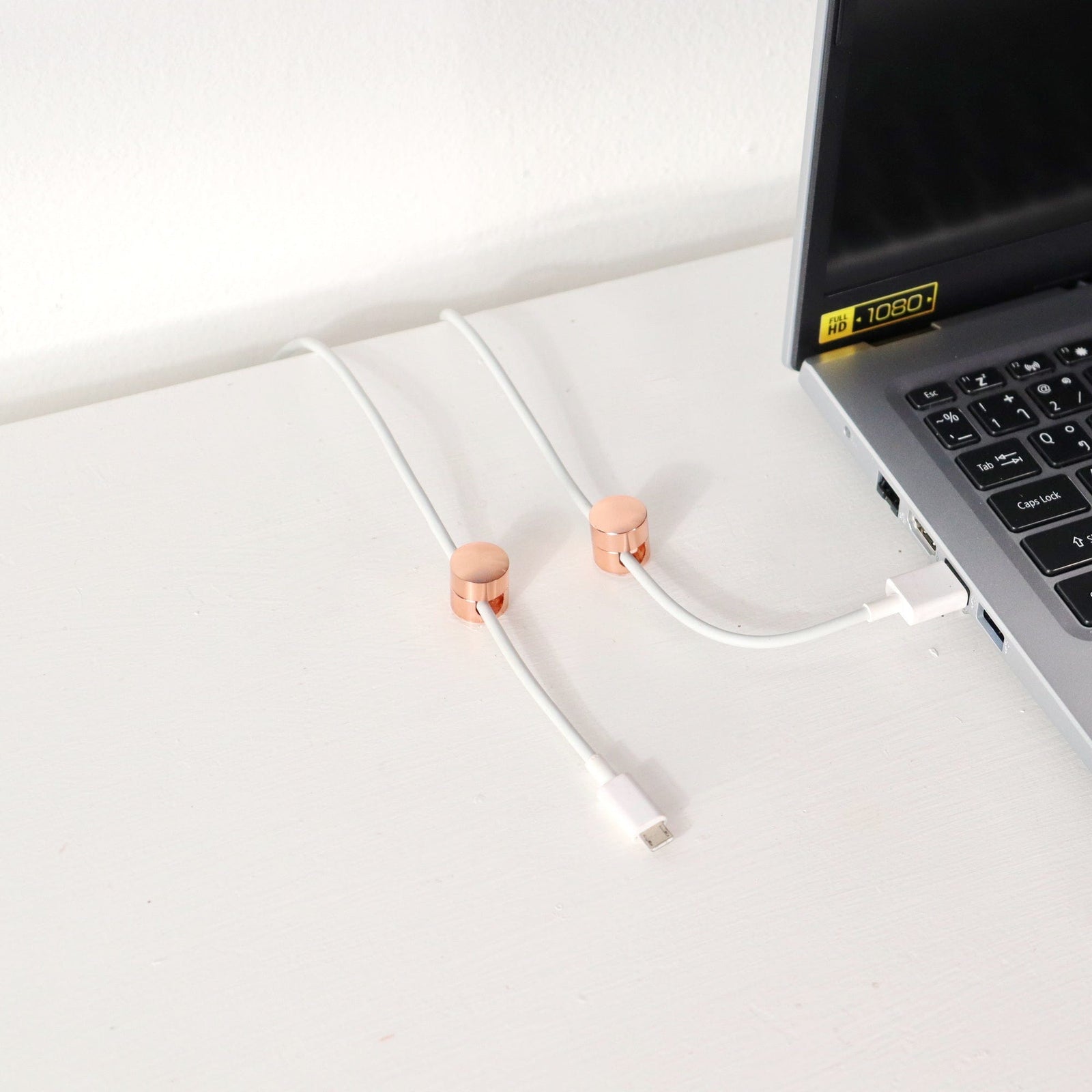 Rose Gold Chandelier Lighting & Cable Organizer Clips