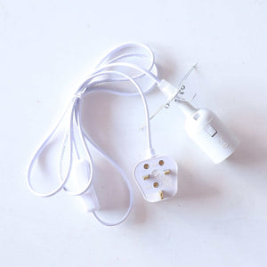UK Plug-in Lamp kit with switch for Pendant Light