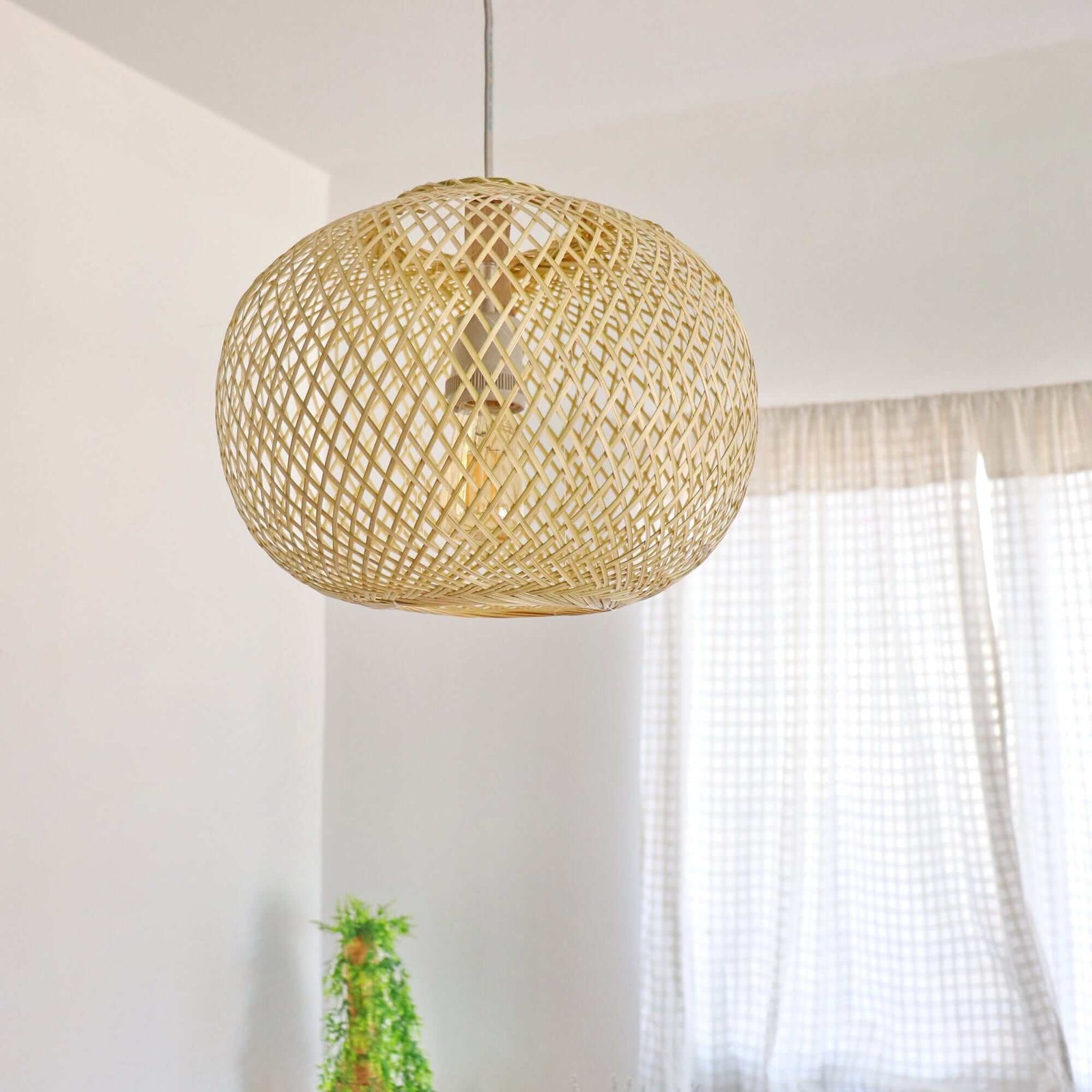 WAN - Bamboo Pendant Light (20 cm)