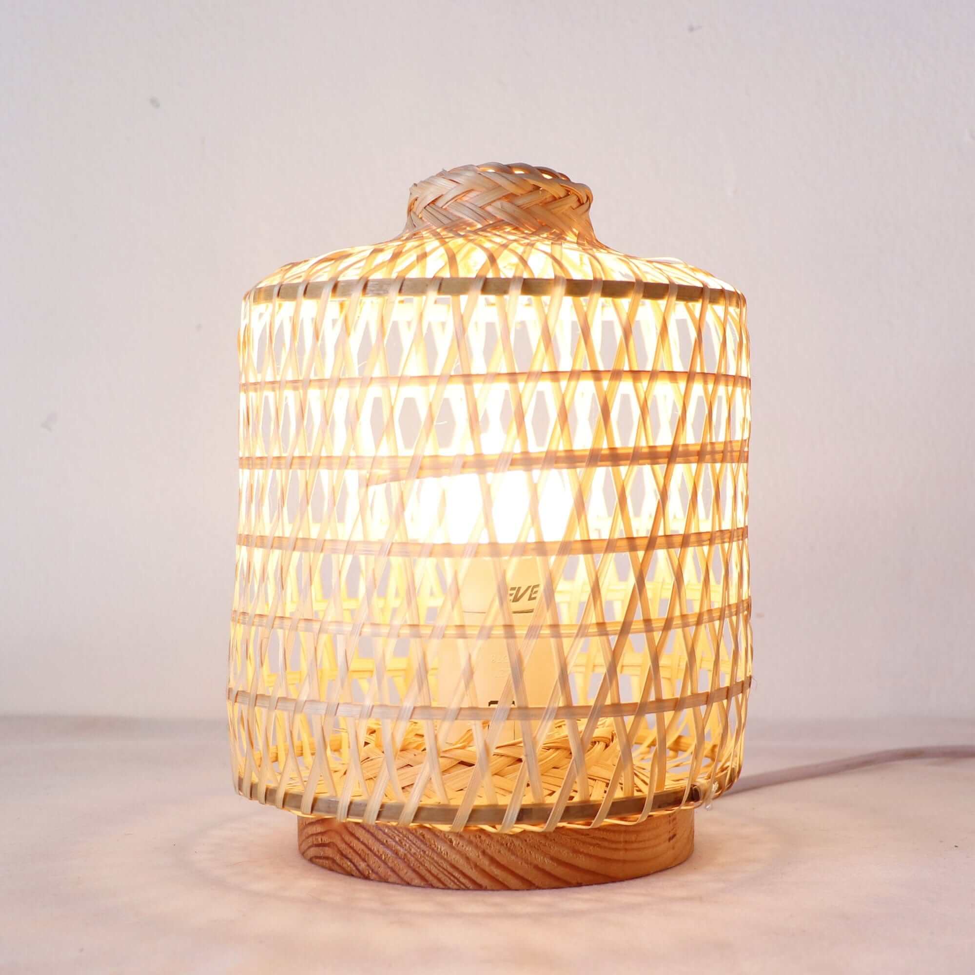 YA NA PAT - Bamboo Boho Table Lamp