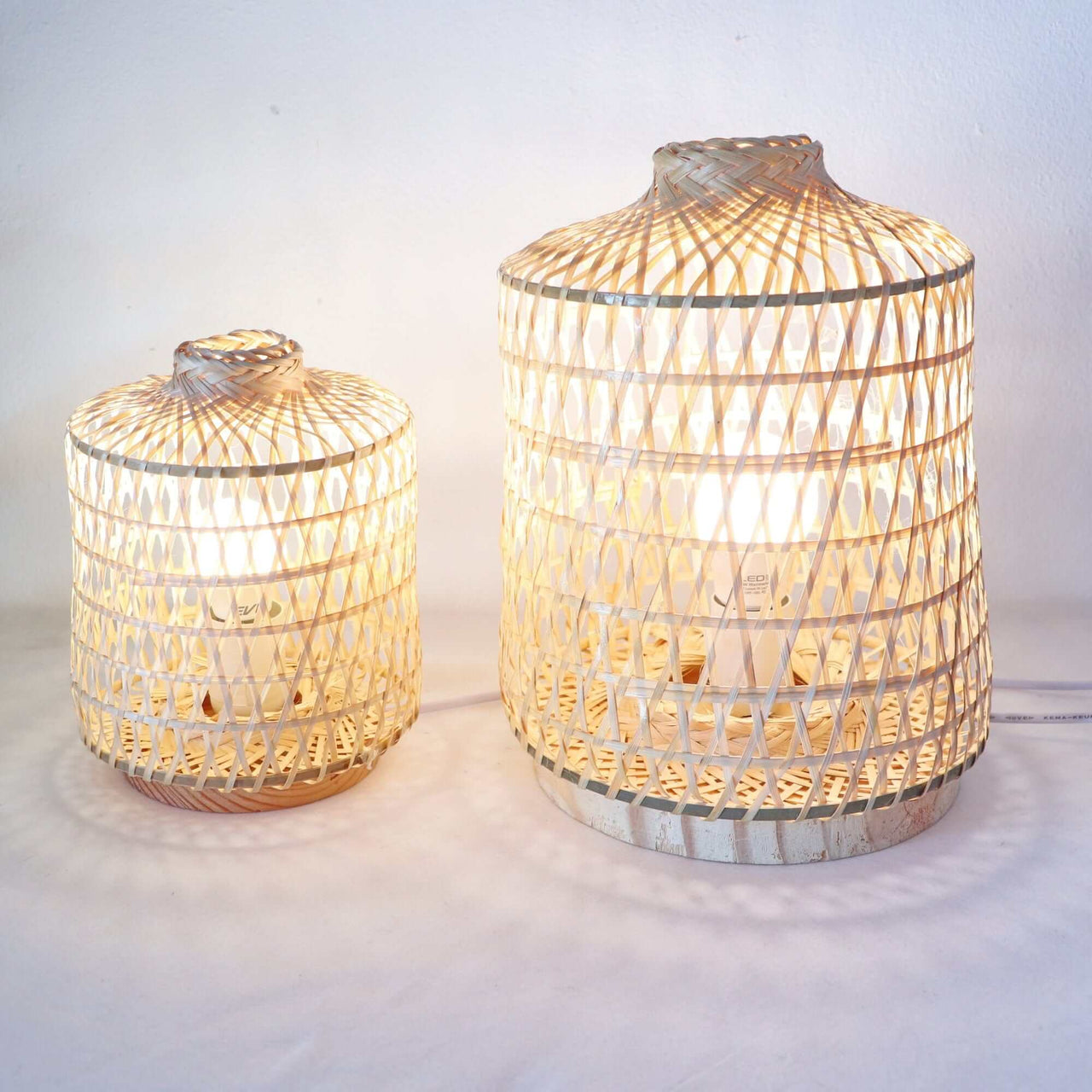 YA NA PAT - Bamboo Boho Table Lamp