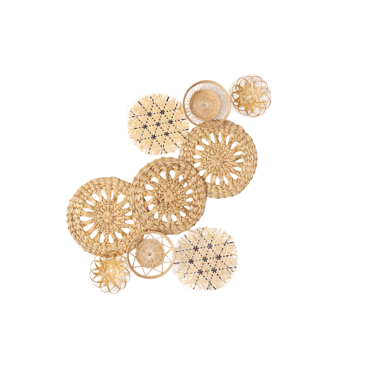 PA NEE - Wall Hanging Art Decor Set of 9