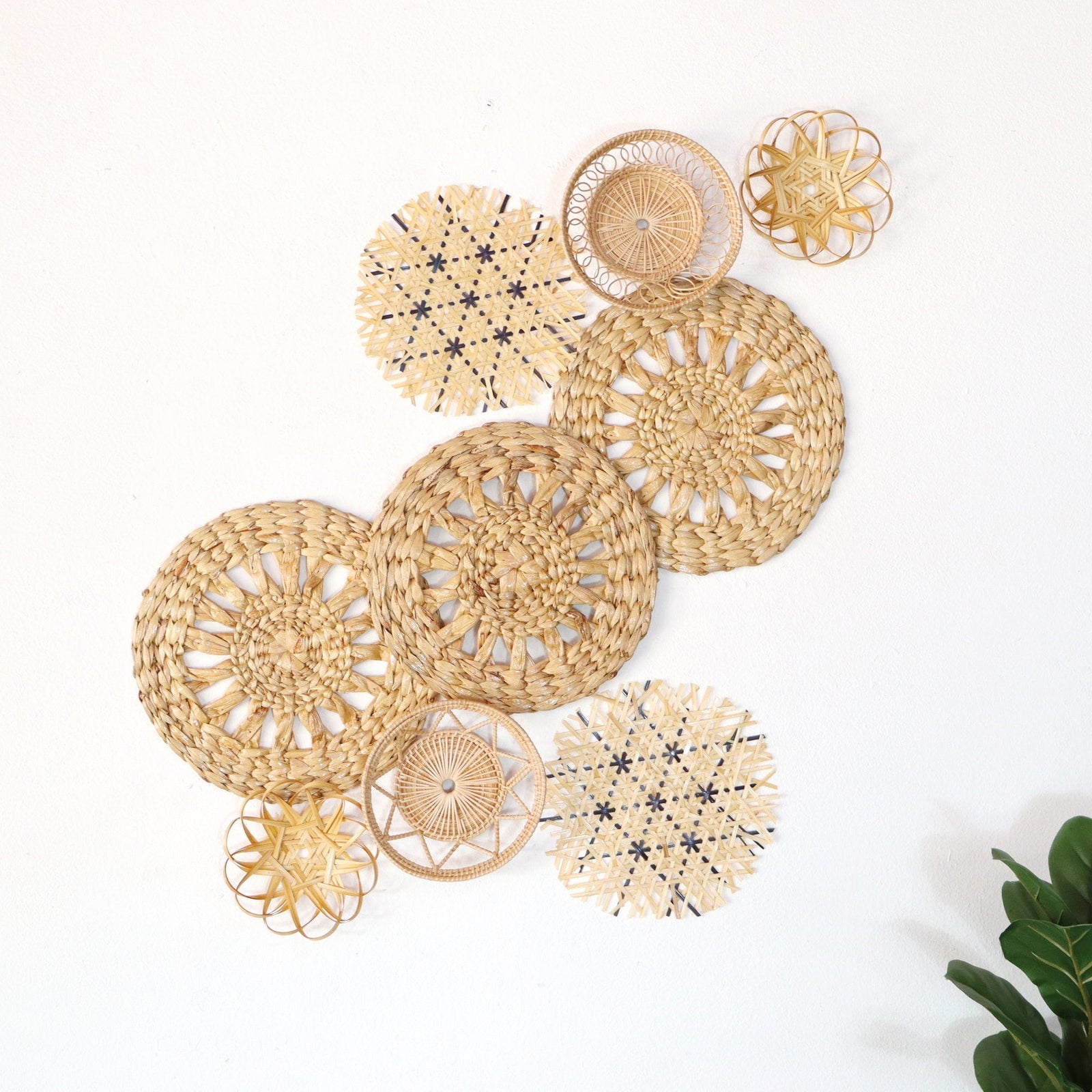 PA NEE - Wall Hanging Art Decor Set of 9