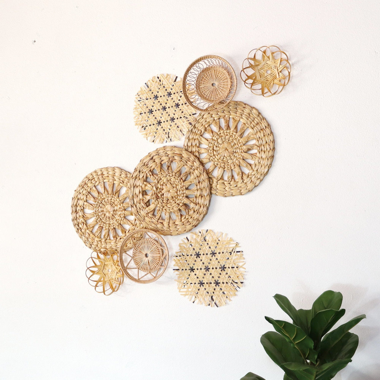PA NEE - Wall Hanging Art Decor Set of 9
