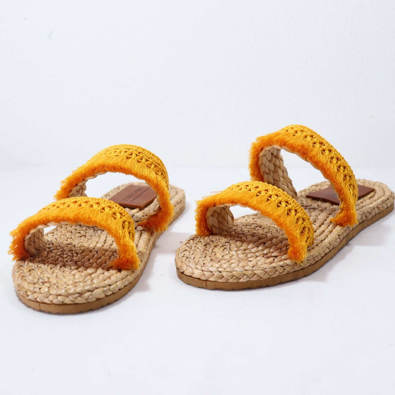 VI Toon - Straw Sandals (Yellow)