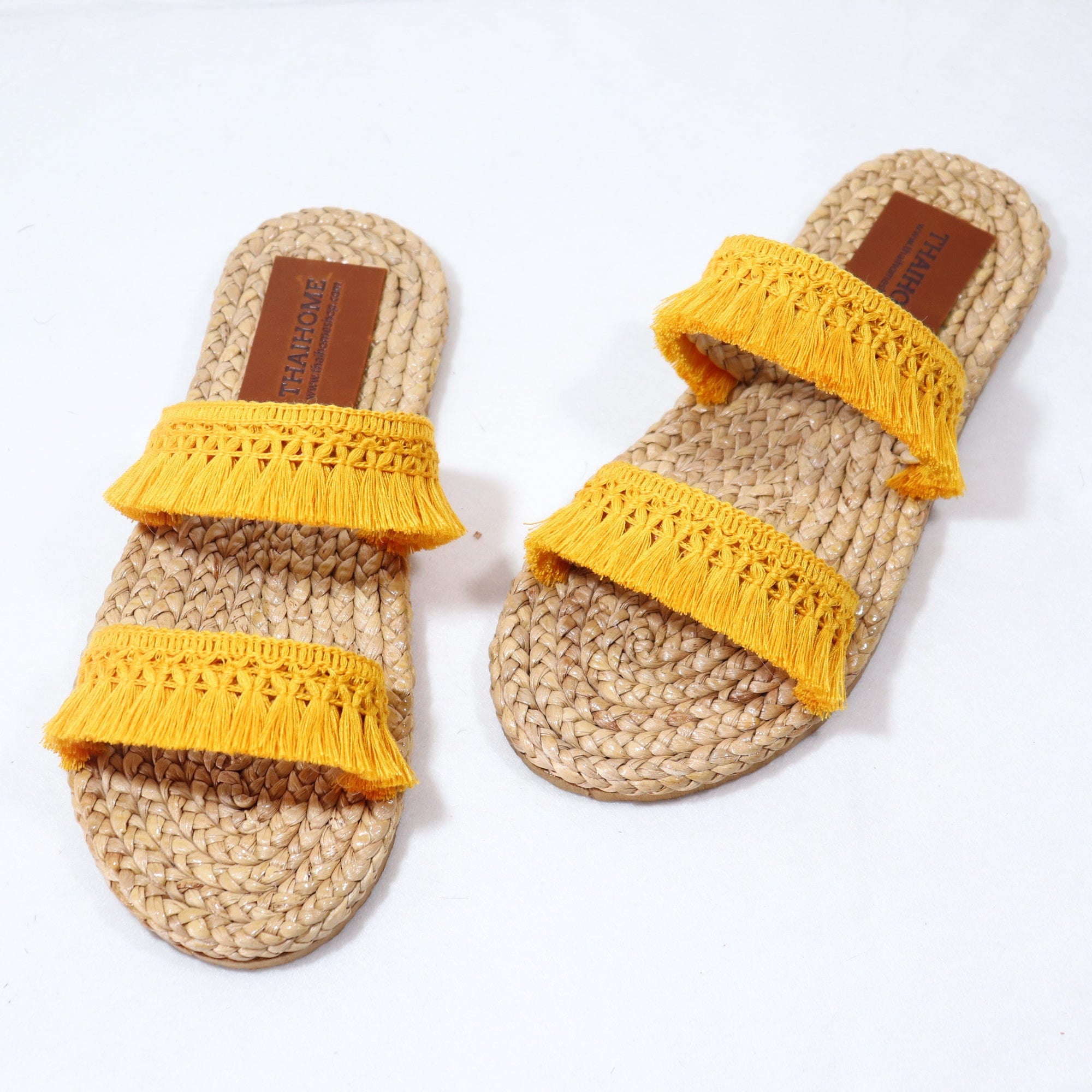 VI Toon - Straw Sandals (Yellow)