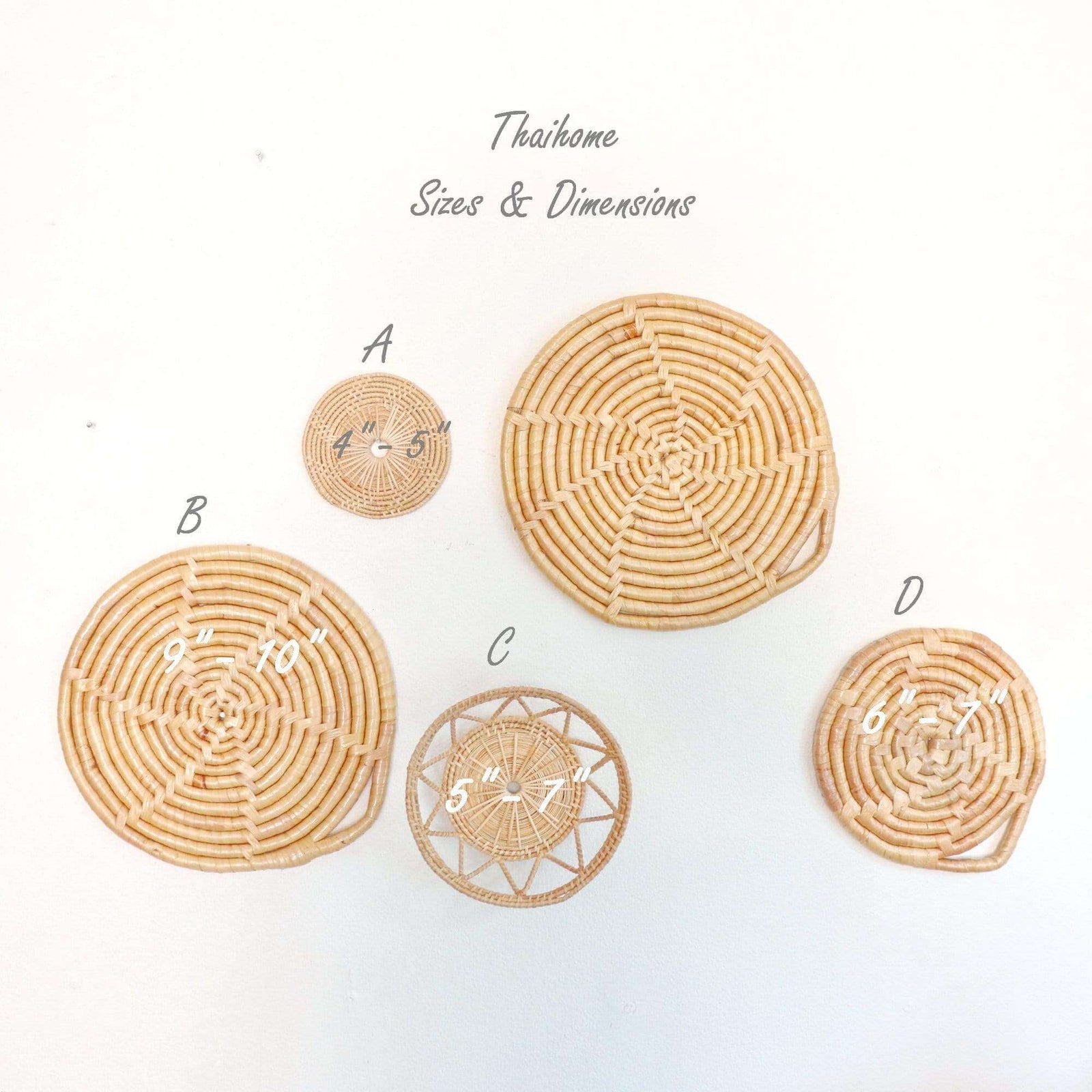 SA WAN NA - Wall Hanging Décor Set of 5