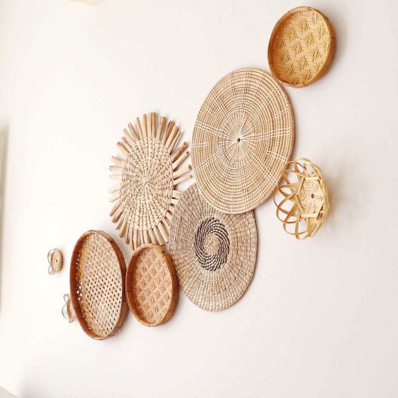 A PA - Boho Wall Art Décor Hanging (Set of 9)