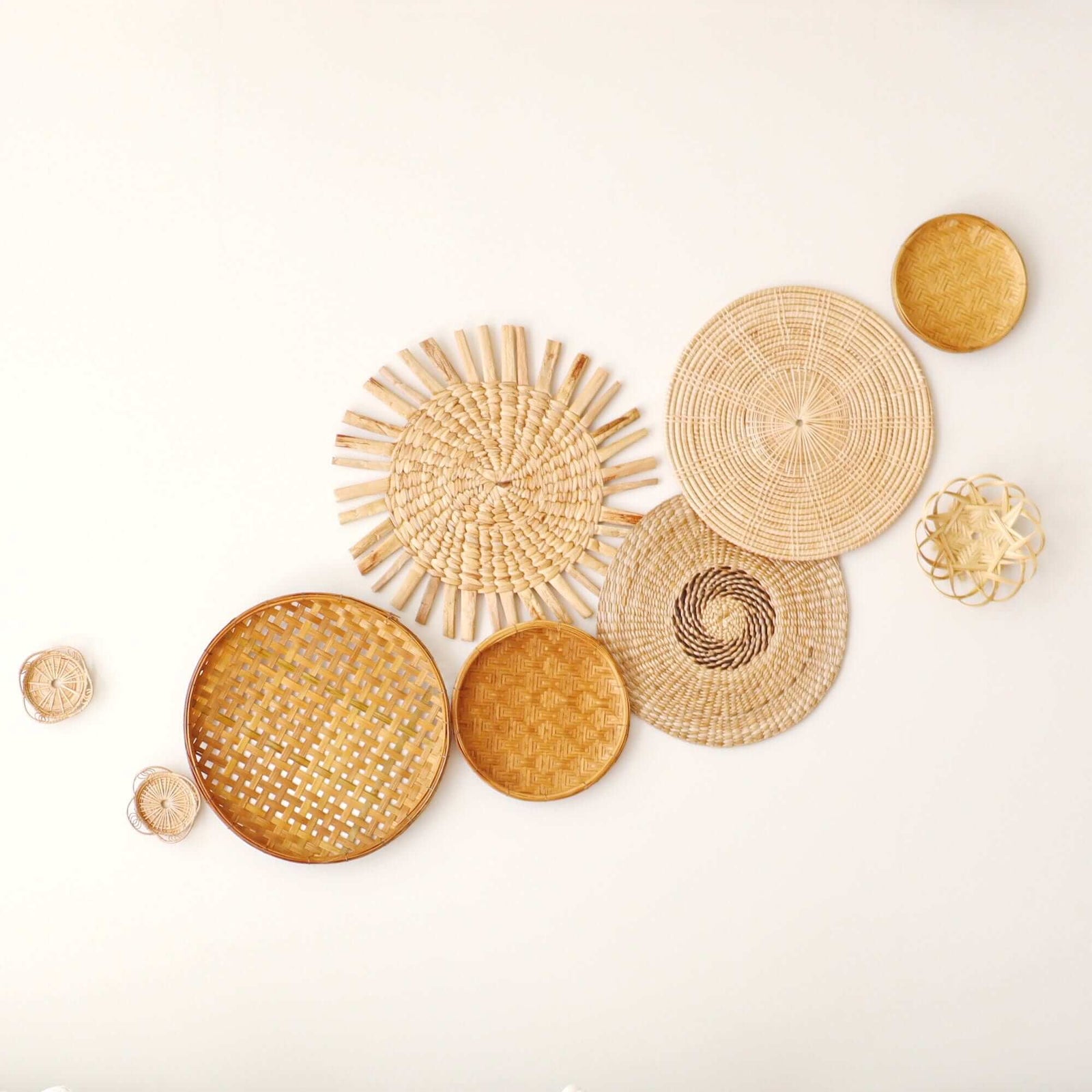 A PA - Boho Wall Art Décor Hanging (Set of 9)