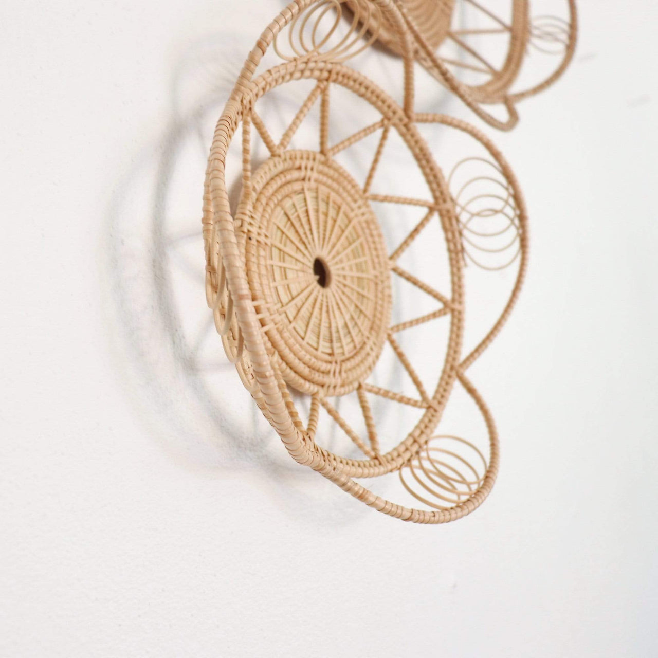 HOM - Rattan Wall Art Décor Hanging (Set of 8)