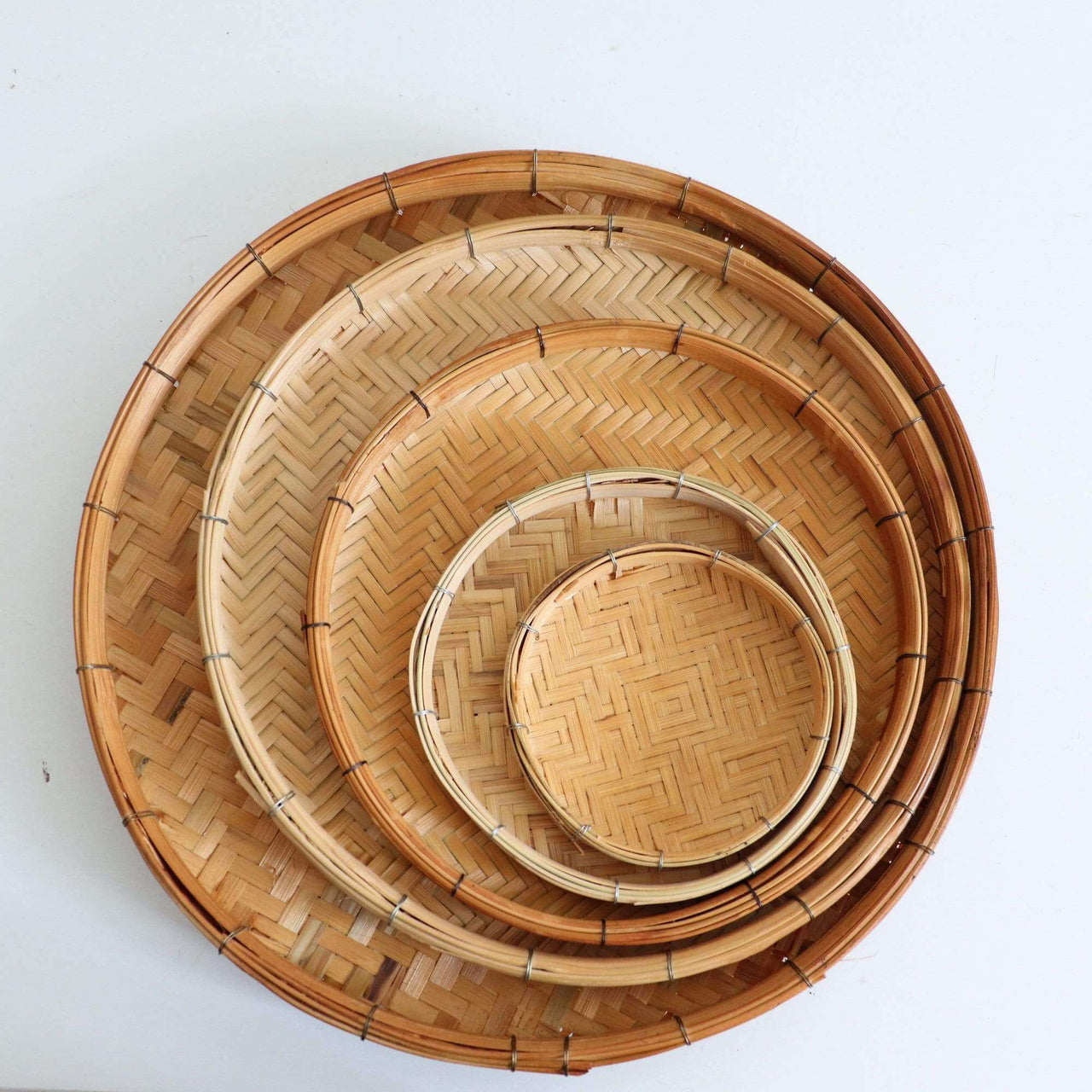 NARA - Bamboo Wall Hanging Art Décor Set of 5