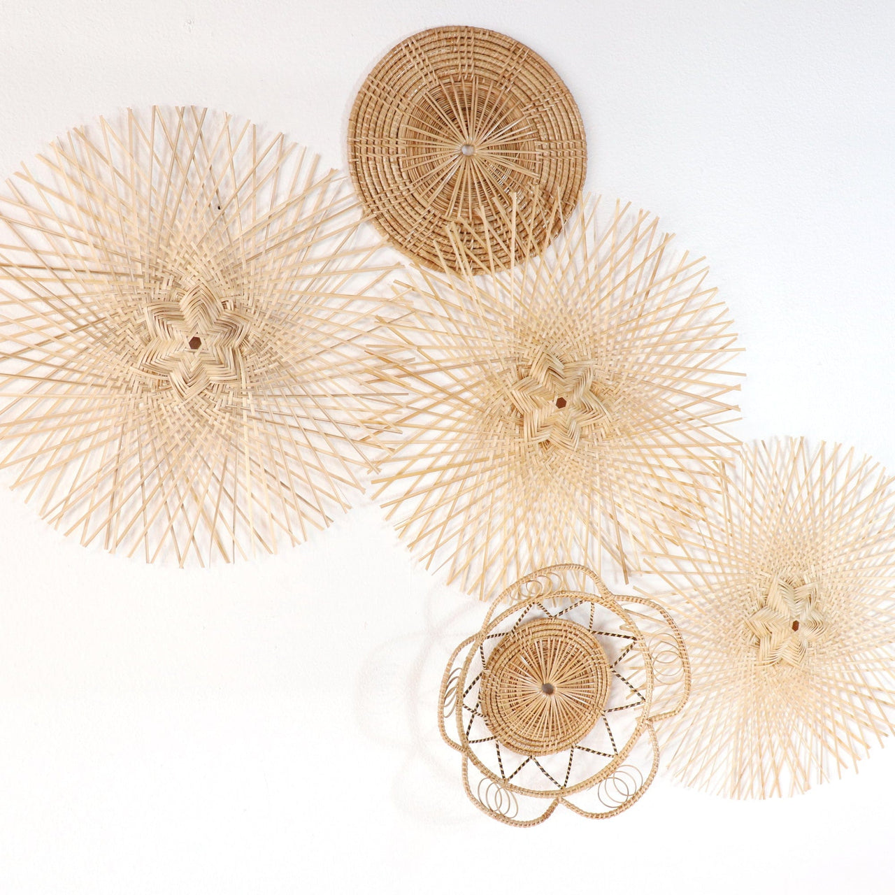 PAN NEE Wall Hanging Décor Art Set of 5 - Artistic Elegance Unleashed
