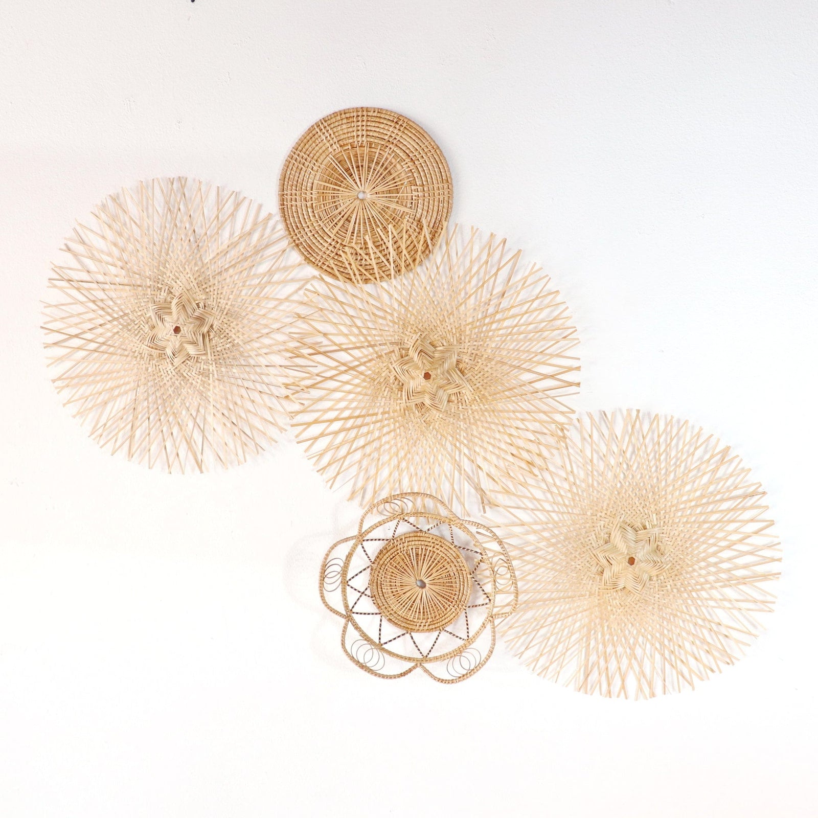 PAN NEE Wall Hanging Décor Art Set of 5 - Artistic Elegance Unleashed