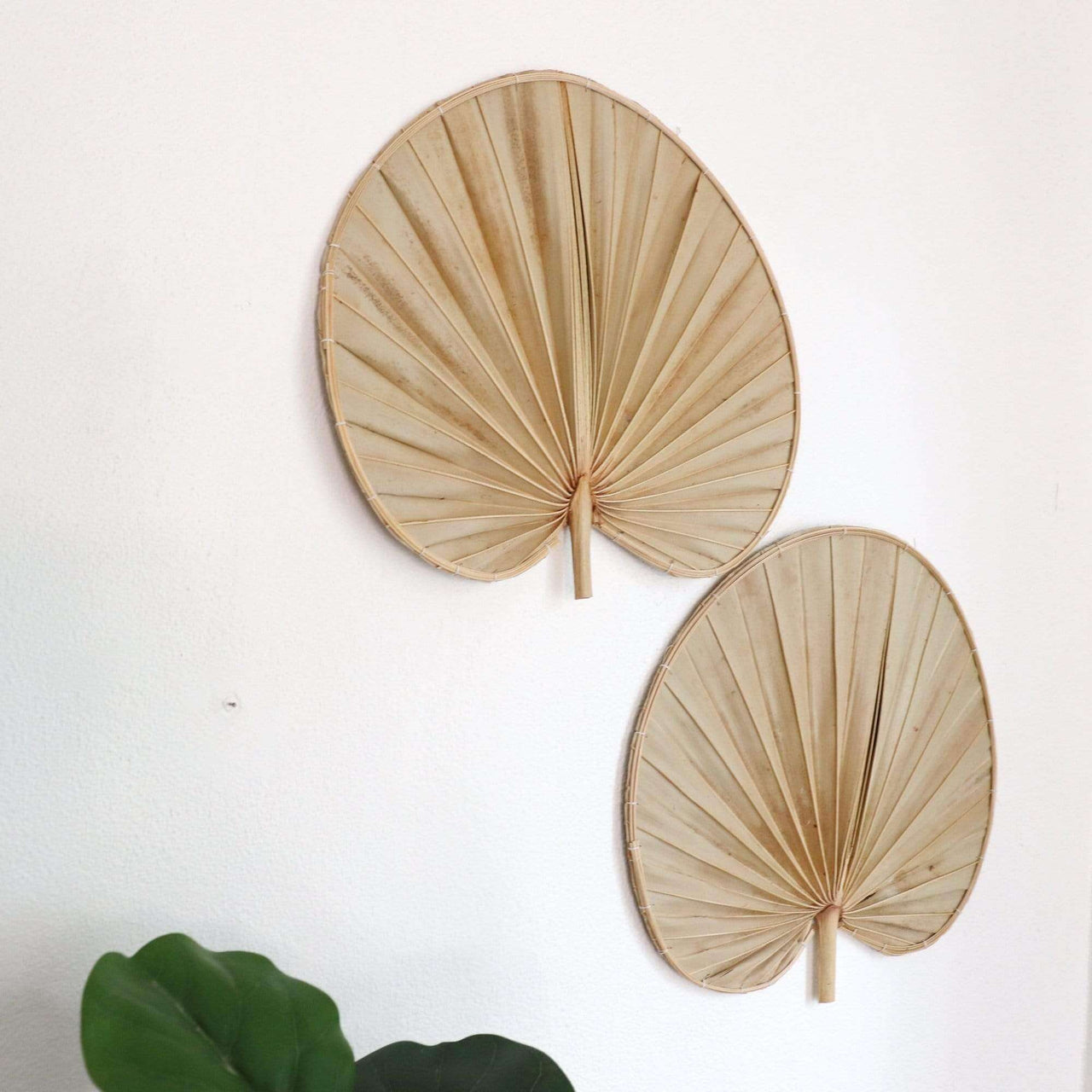 Palm Leaf Wall Decor Set of 2 - PHI YA PAT